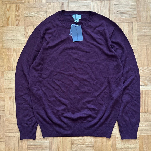 Spier & Mackay Other - Spier & Mackay Merino Wool Sweater Burgundy Size Large NWT